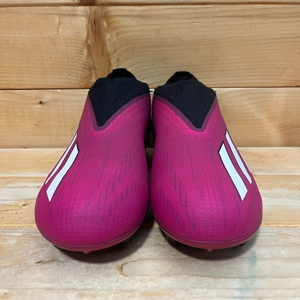 New Adidas X Speedportal+ FG J GZ5120 Unisex Black/Pink Soccer Cleats - Picture 3 of 8